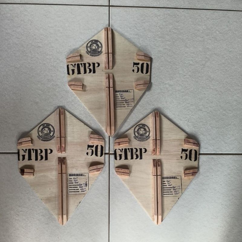 Forma gabarito para fabricação de pipas modelo GT boca de 🤡 de 50cm personalizada