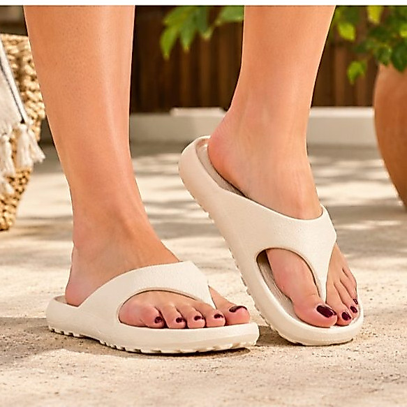 Chinelo Feminino Flip Flop Confortável Leve Solado Antiderrapante Casual - PRONTOPARAUSO