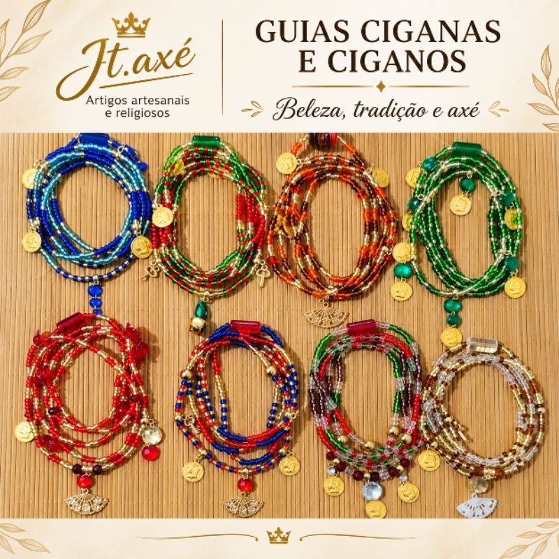 Guias de Ciganos, Ciganas, Sara, Wladimir, Esmeralda, Pablo, Rosa Vermelha, Ciganinha, Igor, Carmem, Sulamita...