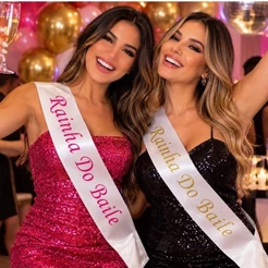 Faixa de Miss RAINHA DO BAILE / festa