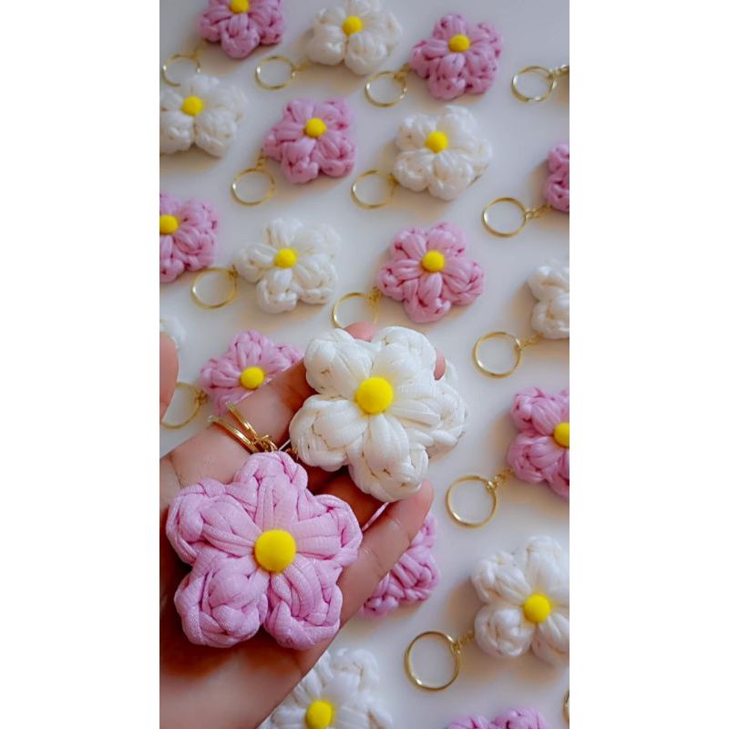 Chaveiro de flor com 170 unidade, flor margarida, lembrancinhas para aniversário,chá de bebê,mimos