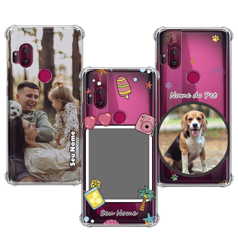 Capinha compatível com Motorola Moto One Hyper - Fotos Personalizadas