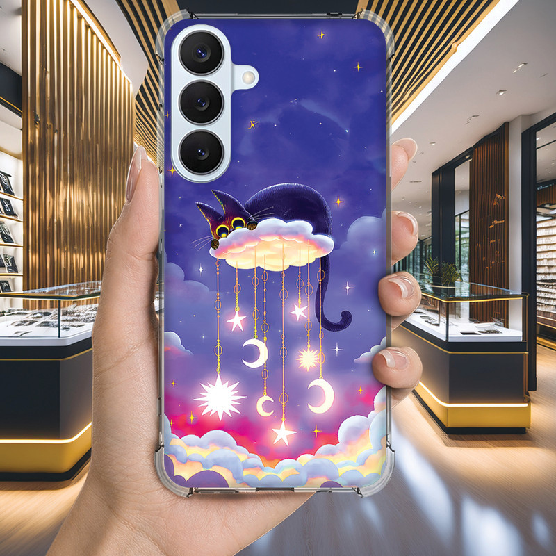 Capa Capinha GALAXY S20 ULTRA S10 PLUS S10E S9 S8 A73 A72 Anti-impacto Personalizada petz gato GATINHO (4160)