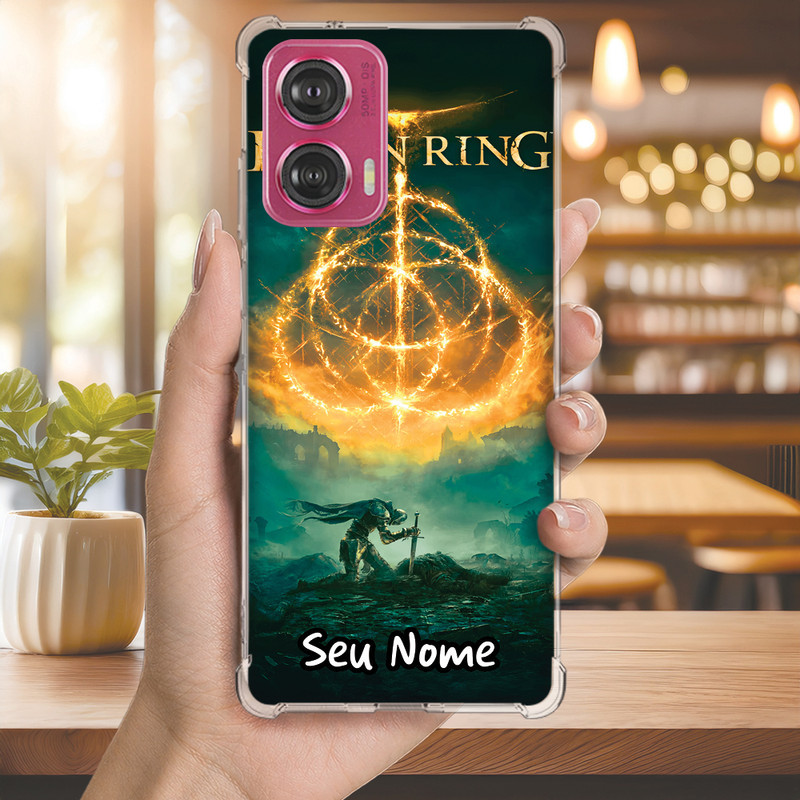 Capa Capinha MOTO G62 G60 G55 G54 G53 G52 G50 G42 G41 Anti-impacto Personalizada gamer ELDEN RING nome (3563)