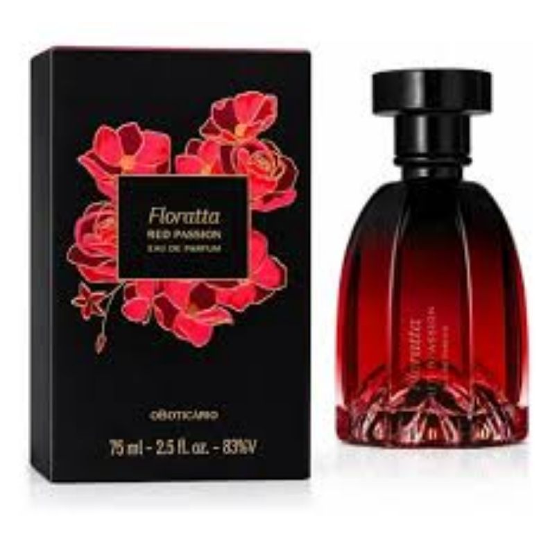 Floratta Red Passion Eau de Parfum 75ml Original Lacrado – Caixa com Avaria