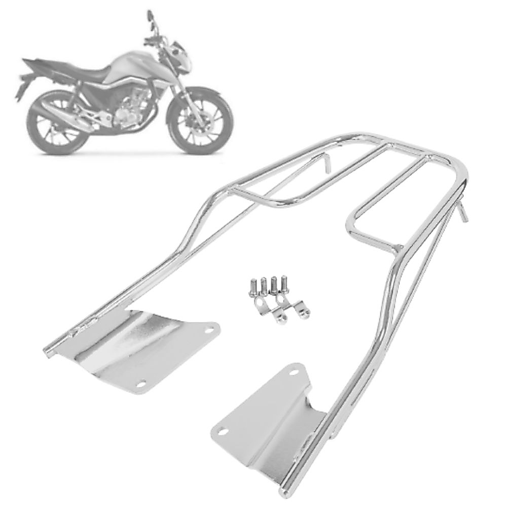 Bagageiro Churrasqueira Sansão Em Aço Maciço Pro Tork Honda Titan 160 Ex 2016 20