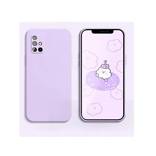 Original Praça Capa De Silicone Líquido Para Samsung A51 A52 A71 A72 Proteção Da Câmera Tampa Do Telefone Bonito