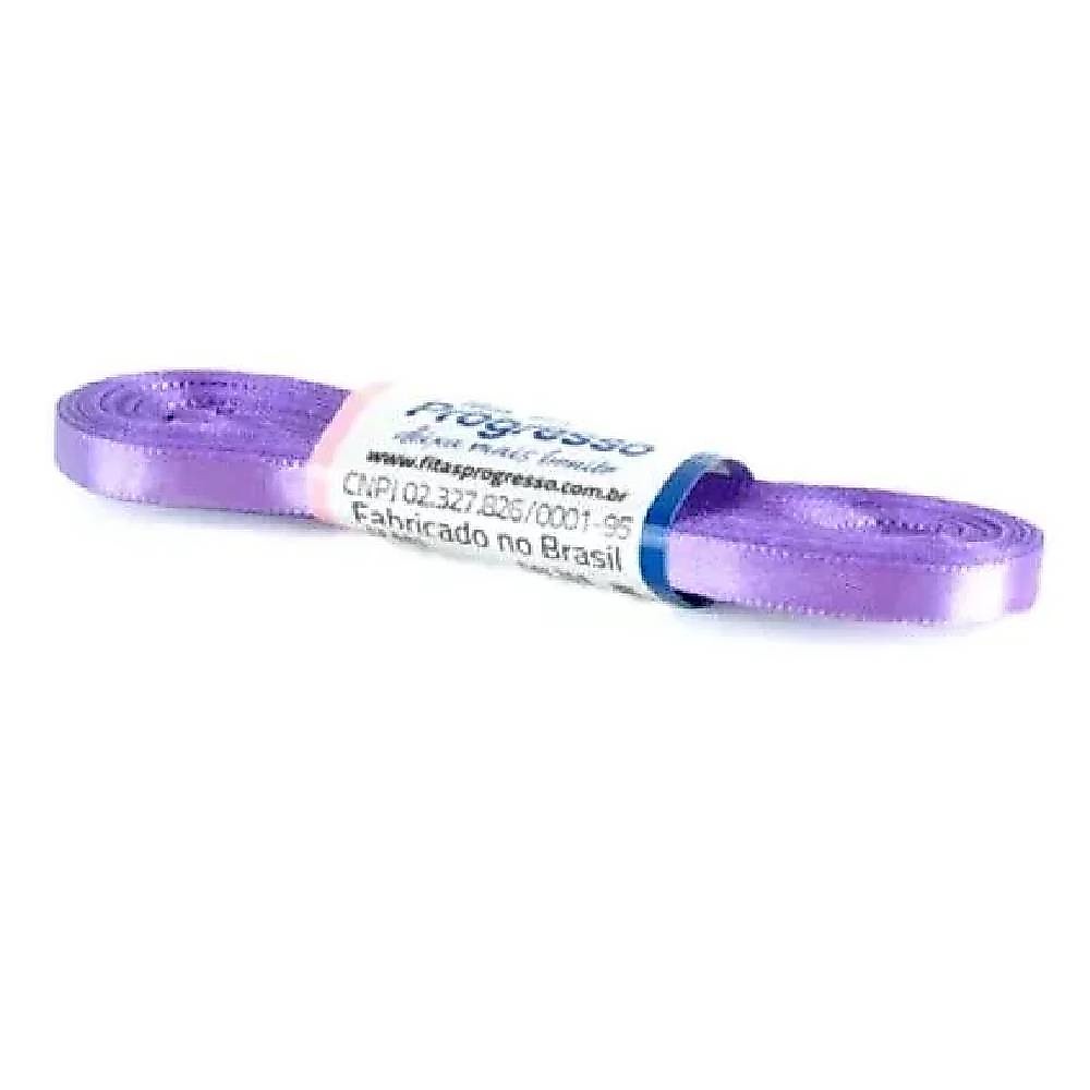 Fita de Cetim Progresso 7mm nº1 10m 356 Lilás Lavanda - 1un