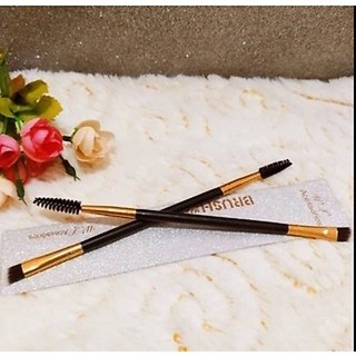 KIT 3 Pcs Pincel ÚNICO Preto Com Detalhe Dourado