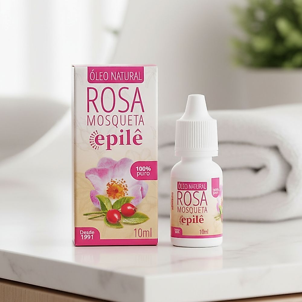 Óleo Epile Rosa Mosqueta Rugol 10ml Pele Macia e Hidratada