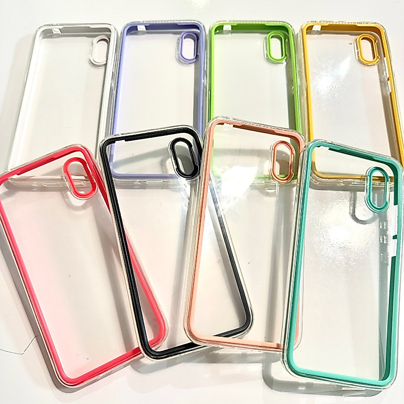 Capinha Transparente 3 em 1 Para Xiaomi  Redmi 10C/12C/9A/9C/10A Capa Protetora Silicone Aveludada anti-impacto