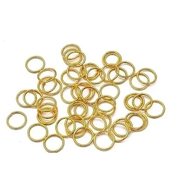 Argola Elo Metal P/ bijuterias - Dourado e Prata vários tamanhos