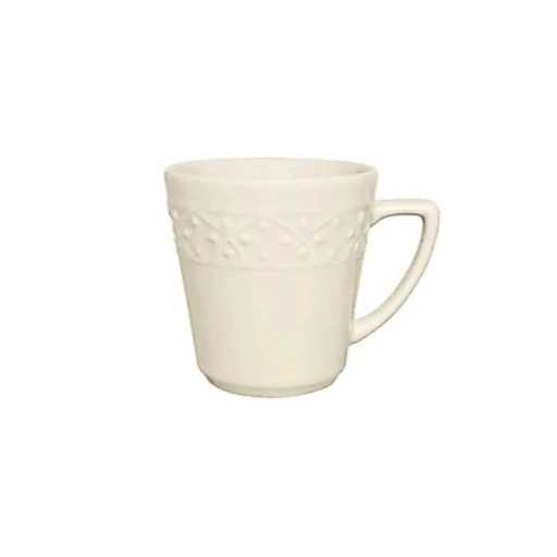 Caneca Mendi 360ml Marfim Cerâmica - Oxford