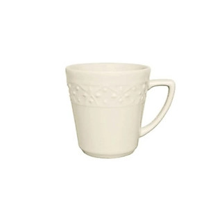 Caneca Mendi 360ml Marfim Cerâmica - Oxford