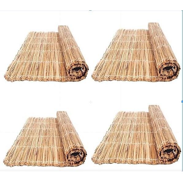 Kit Esteiras Tapete Forro , Palha Natural Taboa Pergolado Decoração Tatame Deitada Religiosa