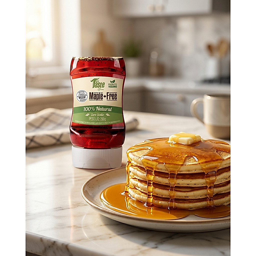Maple Free Vegano Zero Sódio 280g 100% Natural Mrs Taste
