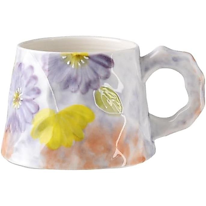 Caneca de cerâmica de 13 onças, extra grande e espessa, ideal para café da manhã, adequada para todas as estações, pinta