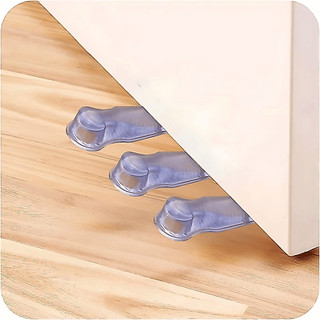 Kit 3 Aparadores de Porta Trava Segura e Discreta em Silicone