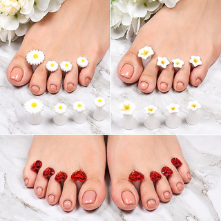 Kit 8 Unidades De Luxo De Separadores Para Dedos Pedicure E Manicure