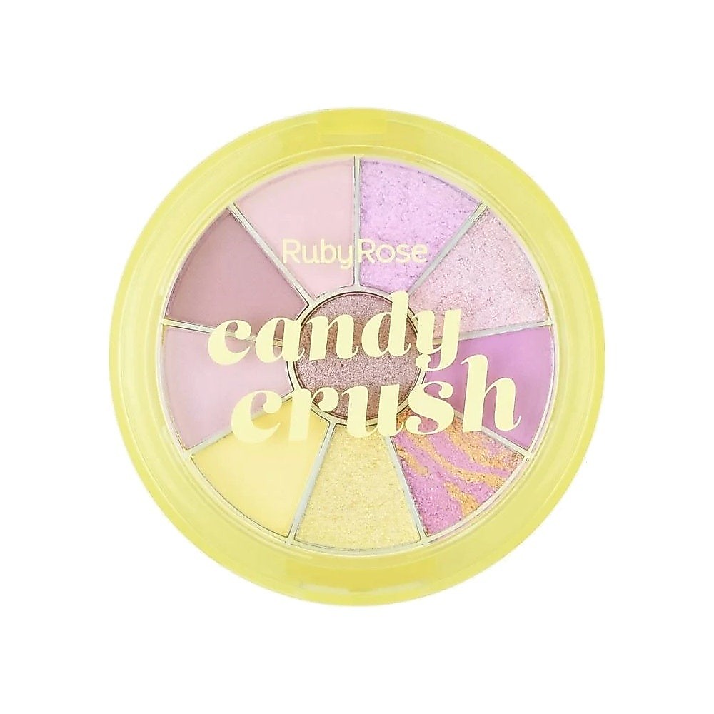 Paleta Sombra Iluminador Ruby Rose Candy Crush