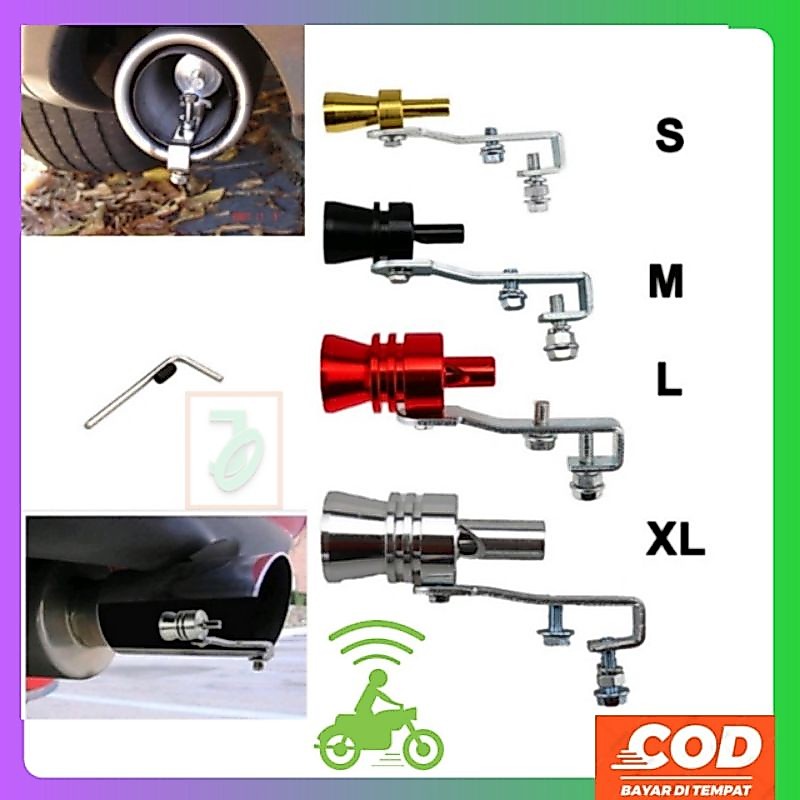 Turbo Whistle Silenciador De Escapamento De Carro Tamanho M 24mm-TUR007