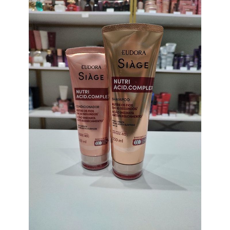 Combo Shampoo+ Condicionador Siàge Nutri Acid.Complex Eudora — imagem 2 de 2