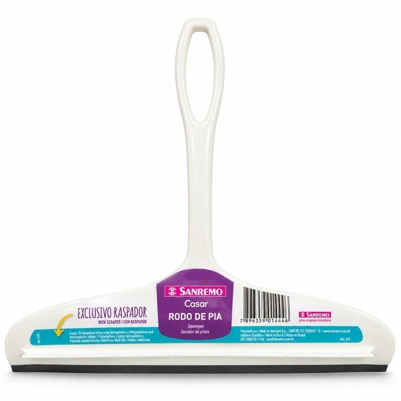 Rodo de Pia Sanremo Casar 22cm com Raspador