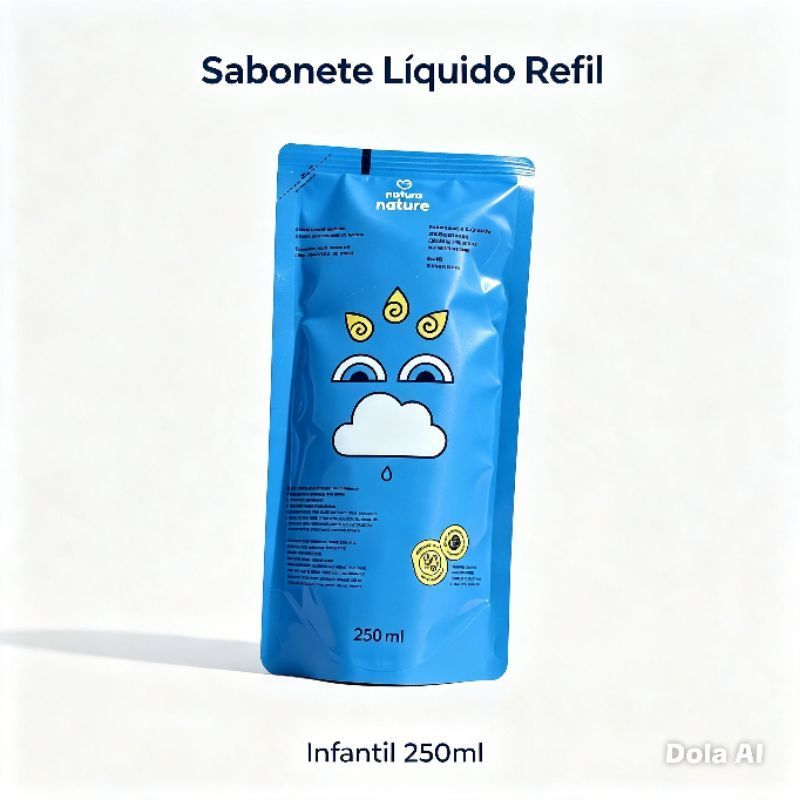 Sabonete Líquido Refil  Nature Infantil 250ml — Suave para Crianças