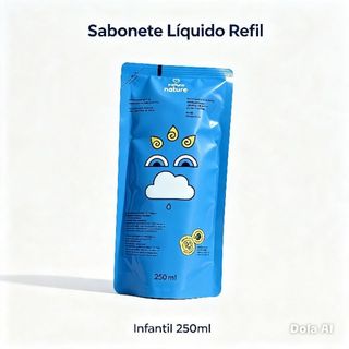 Sabonete Líquido Refil  Nature Infantil 250ml — Suave para Crianças