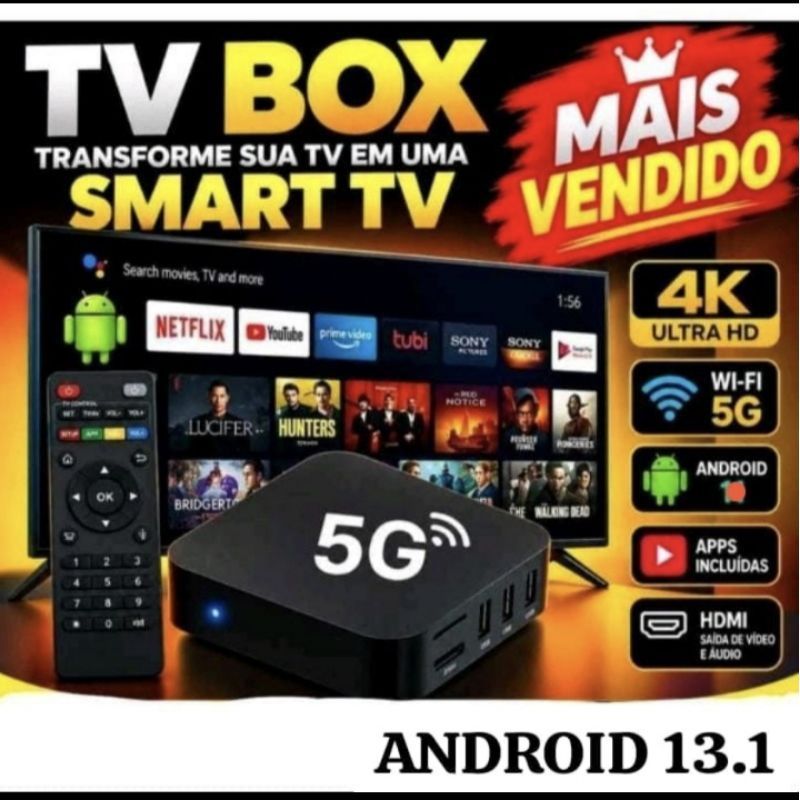 aparelho para transformar TV comum em smart TV