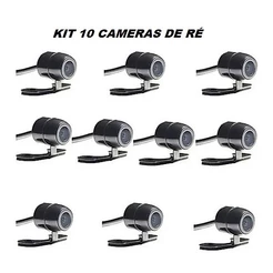 Kit 10 Câmera De Ré Automotiva Frontal Dianteira Parar Manobrar Carro