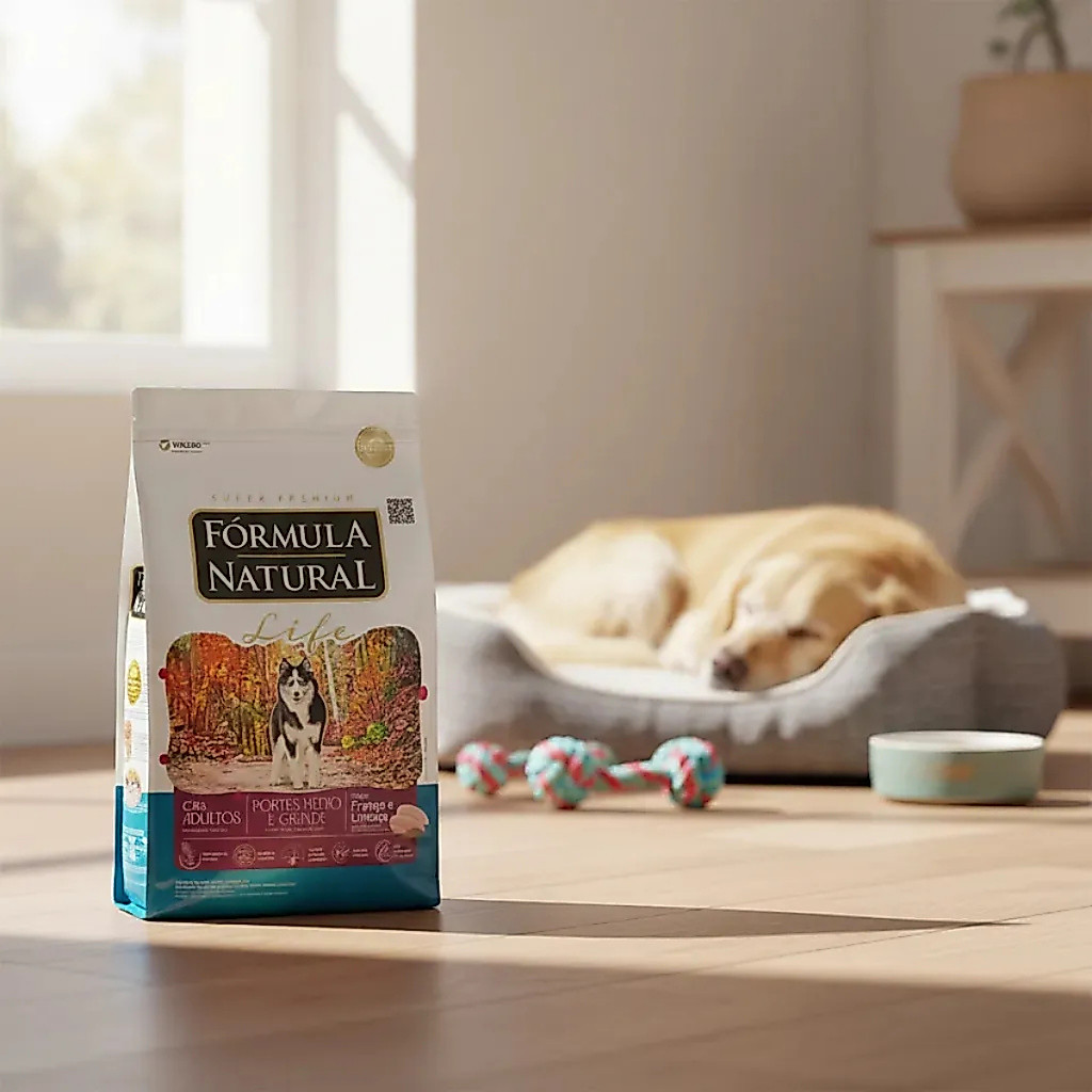 Fórmula Natural Super Premium Life Cães Adultos Portes Médio E Grande Frango E Linhaça 15kg — imagem 2 de 2