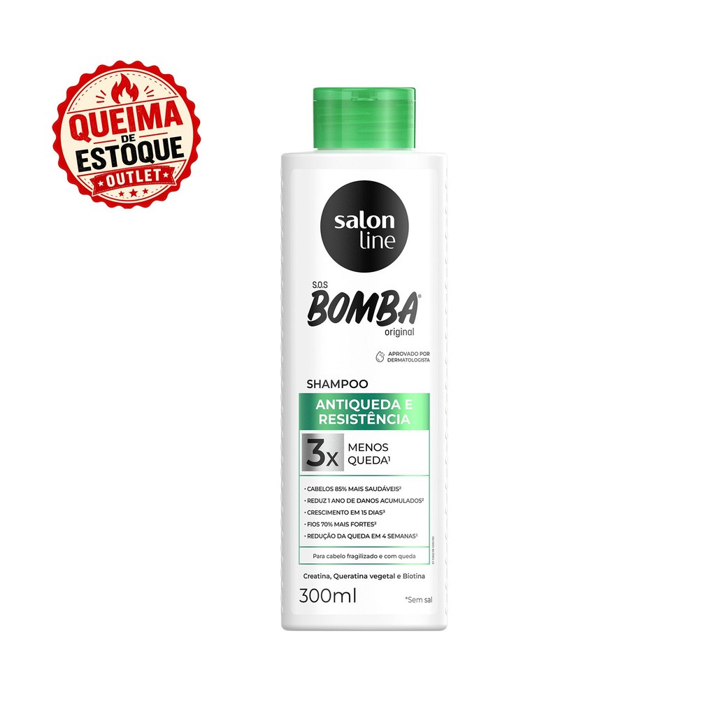 Shampoo S.O.S Bomba Antiqueda Salon Line 300ml
