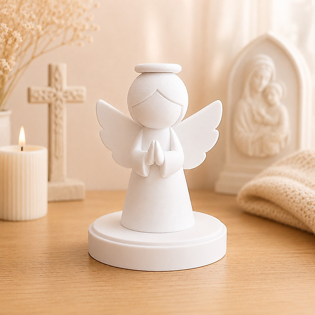 Lembrancinha de Batizado Anjinho Decorativo | Primeira Eucaristia Nascimento Presente Religioso