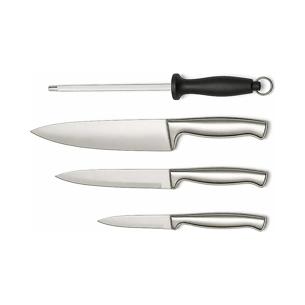 JOGO DE FACAS OSTER BALDWYN 4 PEÇAS AÇO INOX