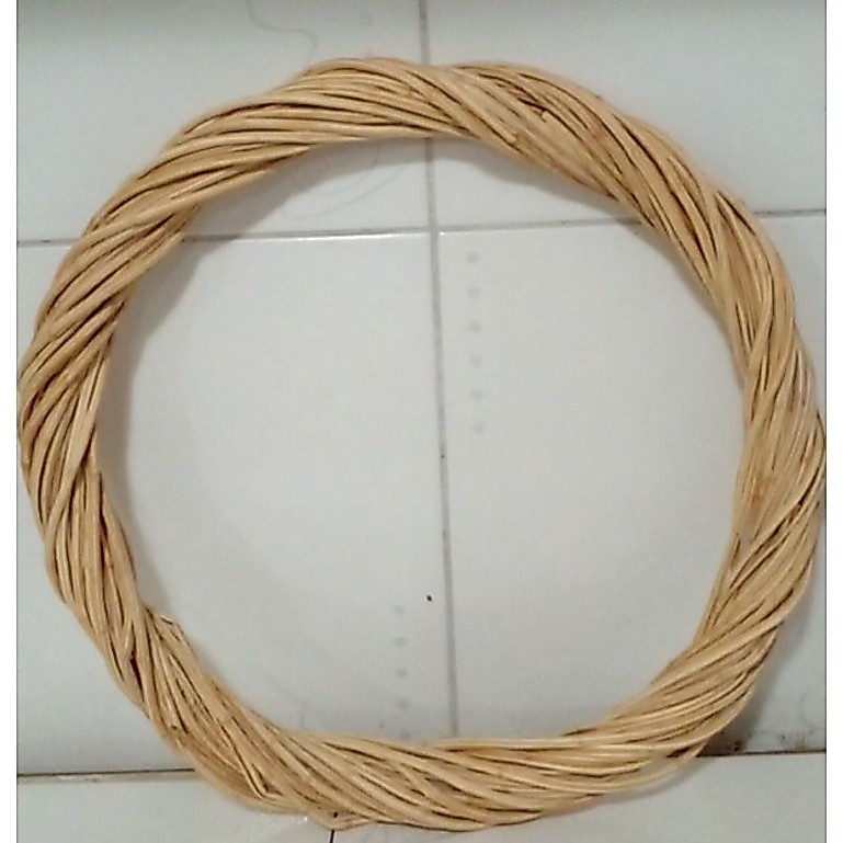 Base para guirlanda / Fibra natural / 45 cm diâmetro