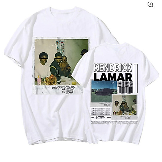 Camiseta Kendrick Lamar Algodão Camisa Good Blusa Unissex 30.1
