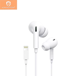 H'maston RB06/RB05/RB04 Fone de Ouvido Com Fio Isolamento de Ruido Entrada para Lightning/Tipo C/P2