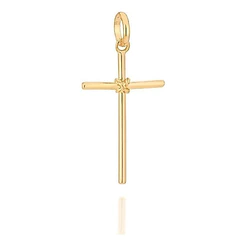 Pingente Masculino Crucifixo Rommanel Cruz Lisa