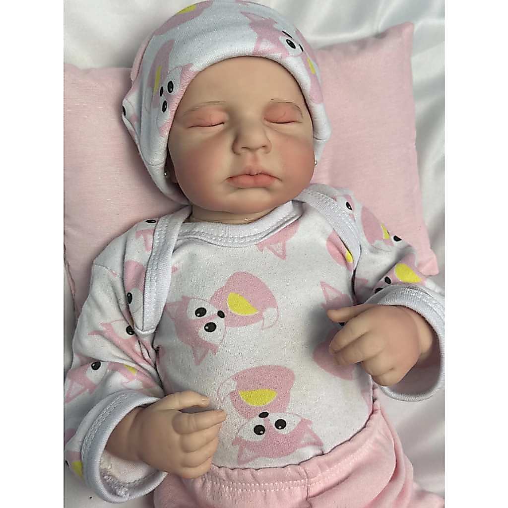 Boneca Bebe Reborn Menina Boneca Realista Com Acessorios Original 100% Vinil Grande Lou Lou