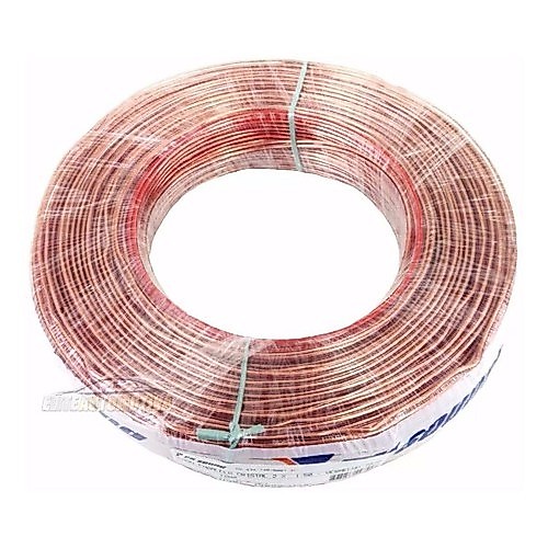 Fio Cabo Paralelo Cristal 2x1,5mm Som Automotivo vários tamanhos 100% Cobre