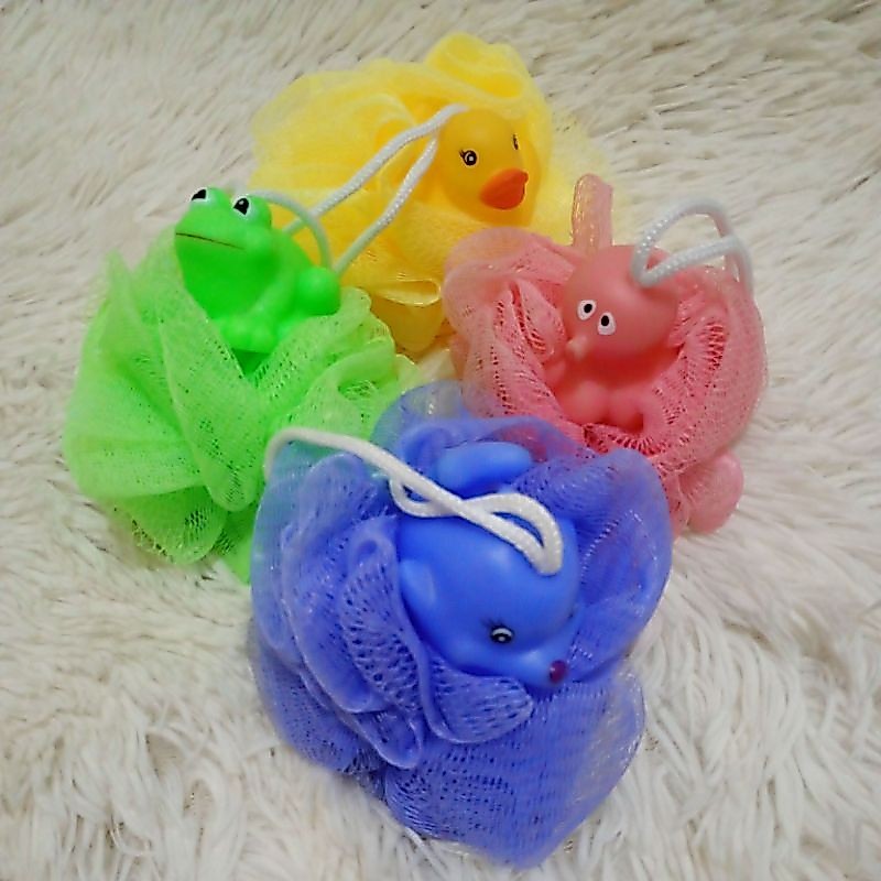 Esponja Bucha Para Banho infantil Bichinhos.kids.