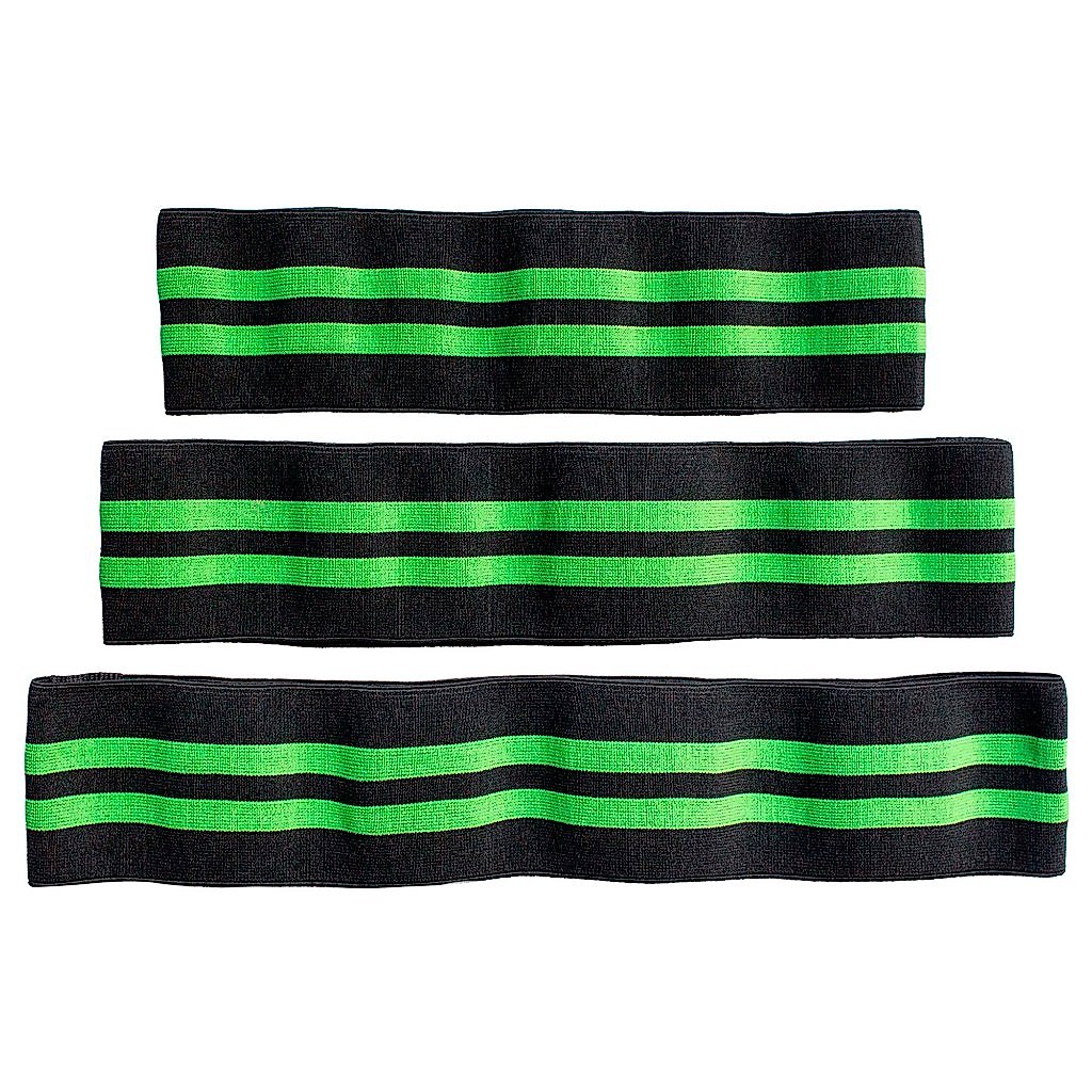 Kit 3 Hip Bands Elastico Forte - Faixas Elastica - Mini Band de Três Intensidades Confortavel
