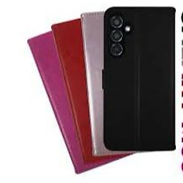 Capa Carteira em Couro Samsung Galaxy M35 5G SM-M35B com Porta Cartão e Fecho Ma