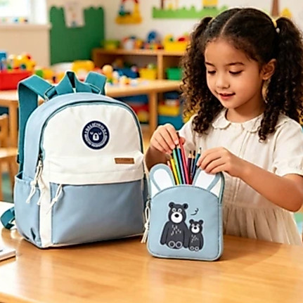 Mochila Coreana Espaçosa Com Design Exclusivo E Sistema De Alívio De Peso Perfeita Para Estudantes
