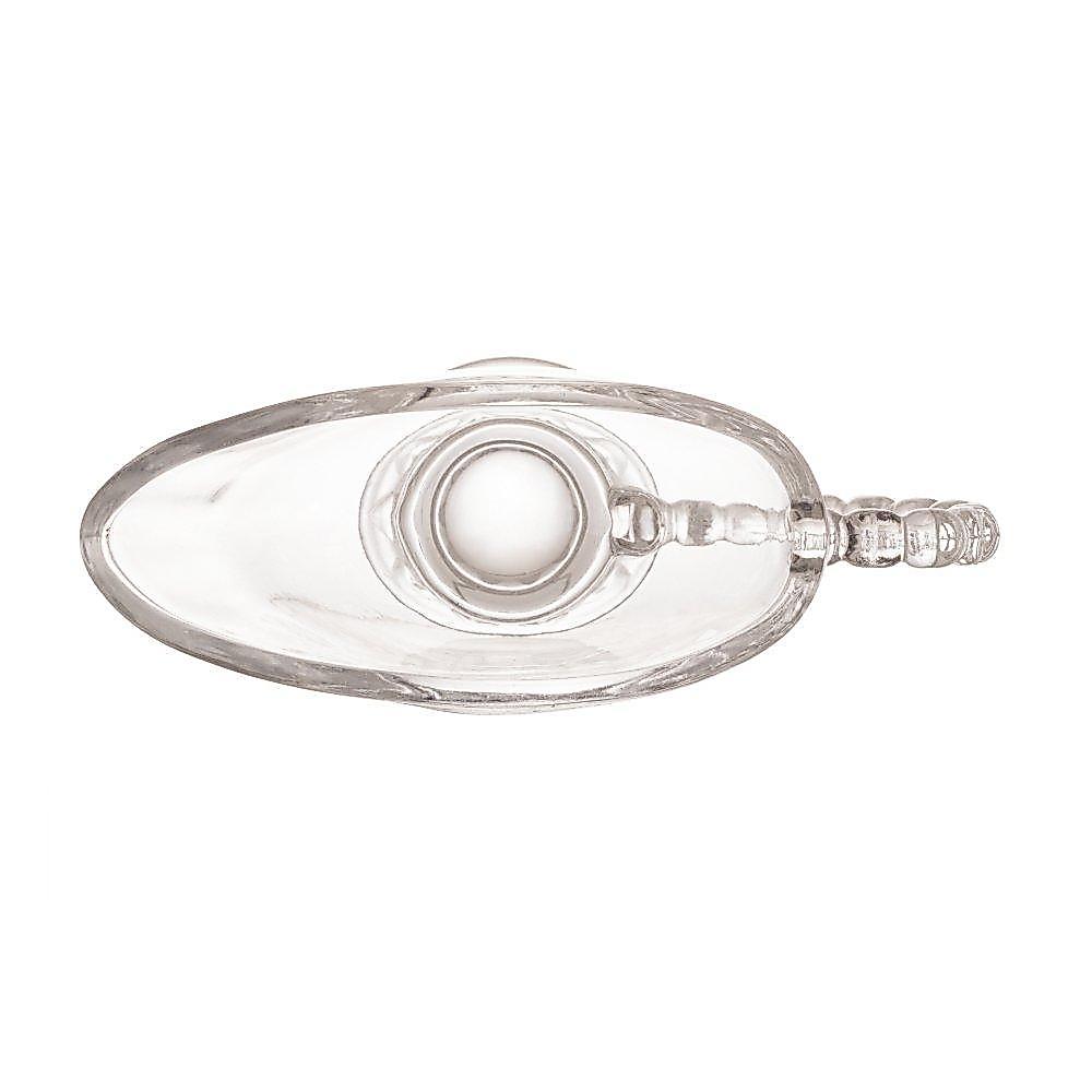Molheira de Cristal Coração 15,5cm Lyor para Molhos Azeite Vinagre Caldas Condimentos Mesa Posta Servir Elegante Prática — imagem 2 de 2
