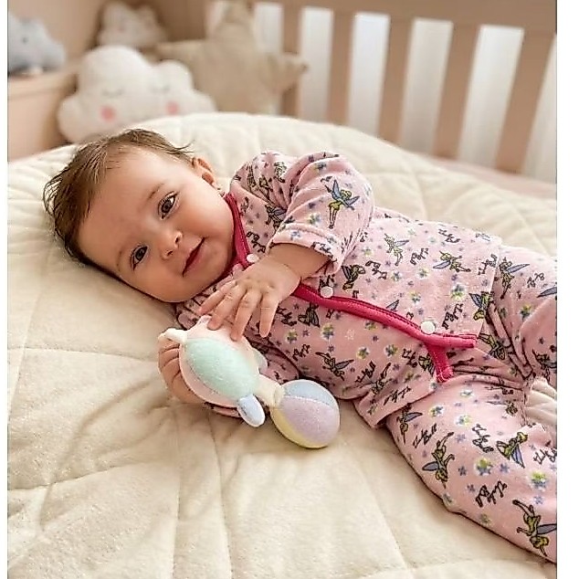 Pijama Bebê Menina e Menino RN a 6 Meses Conjunto Inverno Manga Longa Estampado Algodão Roupa Dormir Infantil Confortáve