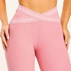 Legging Ultimate Rosa Cravo Canelado