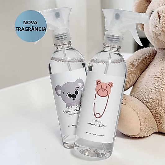 Água Perfumada Para Tecidos Cheirinho de Bebê 500ml| Perfume Para Roupas Baby