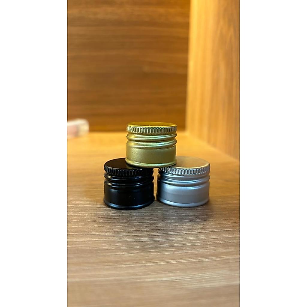 100 UN TAMPA ALUMÍNIO ROSCA 29 MM